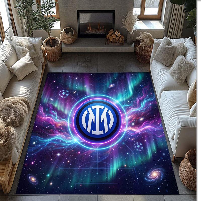 Borussia Dortmund Printed Flannel Area Rug Non Slip Soft Polyester Floor Carpet Indoor Decor Mat for Bedroom Living Room Sofa