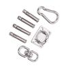Stainless Steel Ceiling Hammock Hanging Kit 551lb Capacity Suspension Hook Hanger for Yoga Hammock Swings