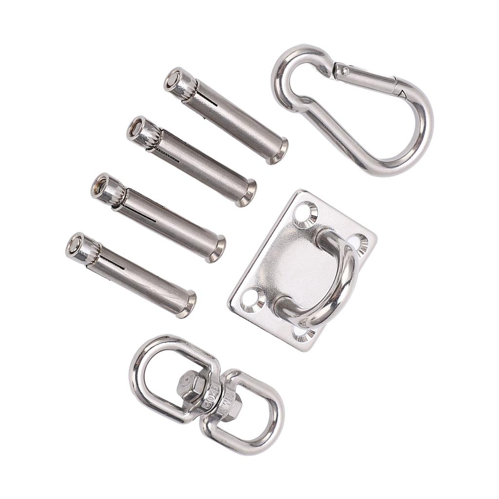 Stainless Steel Ceiling Hammock Hanging Kit 551lb Capacity Suspension Hook Hanger for Yoga Hammock Swings