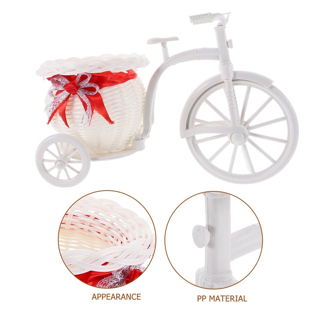 Basket Tricycle Flower Candy Serving Wedding Gift Baby Shower Favors Storage Party Supplies Small Decoration