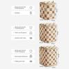 Foldable Quilt Storage Bag Large Capacity Clothing Wardrobe Organizer Dust-proof Organizer Blanket Packing Storage Box withZippe