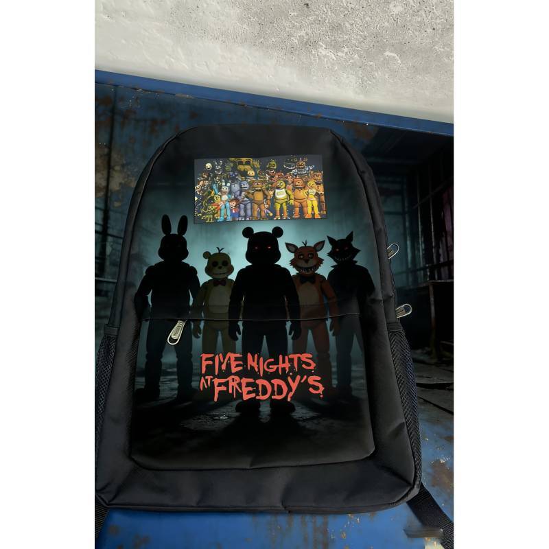 Five Nights At Freddys Cartoon Print Oxford Bag And Pencil Case For Teens