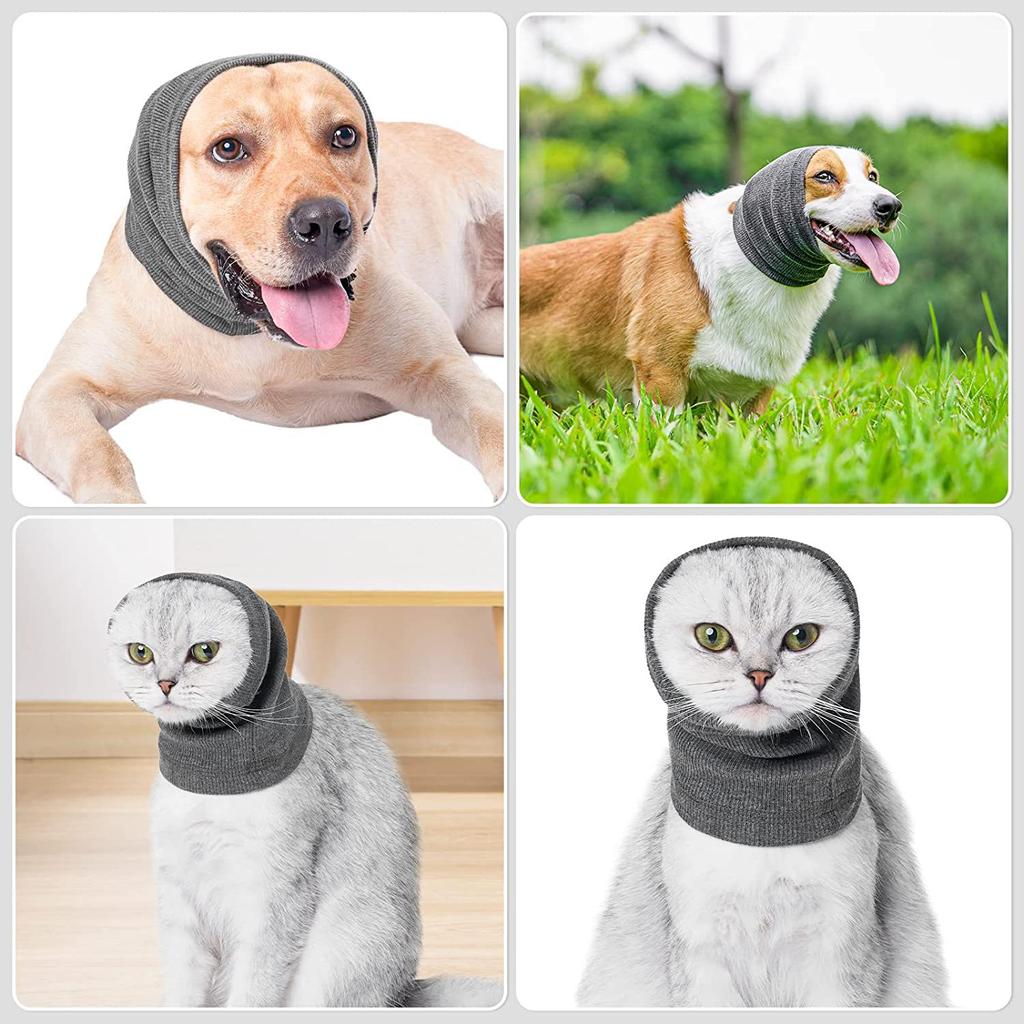 Dog Earmuffs Anti-noise Earmuffs Thickened Earcaps Outdoor Warm, Cold-proof and Antifreeze Dog Earcaps Earmuffs Dog Head Covers