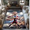 Erling Haaland Soccer Football Motif Tapis Doux pour Zone Tapis de Sol Intérieur Antidérapant Tapis Décoration Sportive pour Chambre à Coucher