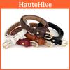 Vintage Leather Belt Women Versatile Decorative Waistband Casual Strap Jeans