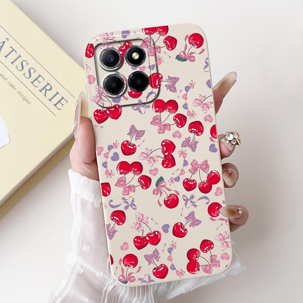 For Honor X6 X6a X6b Case Cover Silicone Cute Cartoon Cat Girl Luxury Flower Shockproof Phone Case For Honor X6a Back Cover Boys
