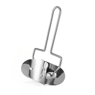Edelstahl Knödel Teig Kreis Roller Maschine Schneider Hause Backen Maker Küche Gebäck Roll Werkzeuge Silber Farbe