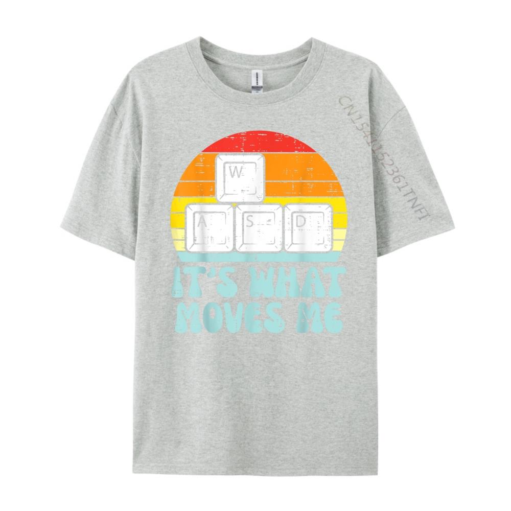 Wasd What Moves Me Pc Gaming Retro Gamer Men Boys Kids Teen Men Clothes Men Clothing Designer Oversized T Shirt