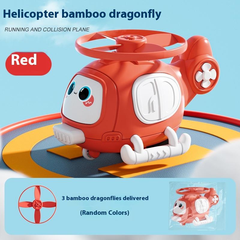

Plane Bamboo Dragonfly Outdoor Flying Saucer Catapult Frisbee Children Girl Boy Plane Toy Dealer