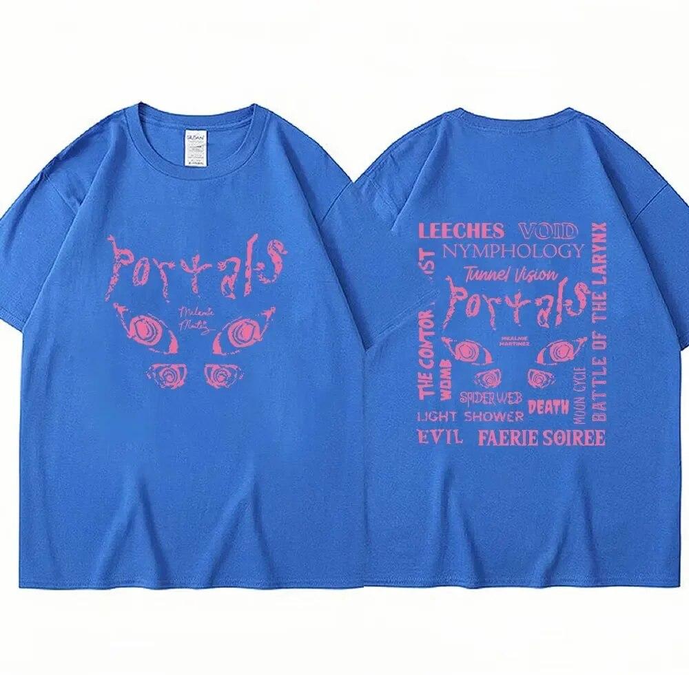 Melanie Martinez Portals Tour 2023 T Shirt Unisex Women Fashion Aesthetic Harajuku Hip Hop T-Shirt Oversized 100% Cotton Streetwear Unisex