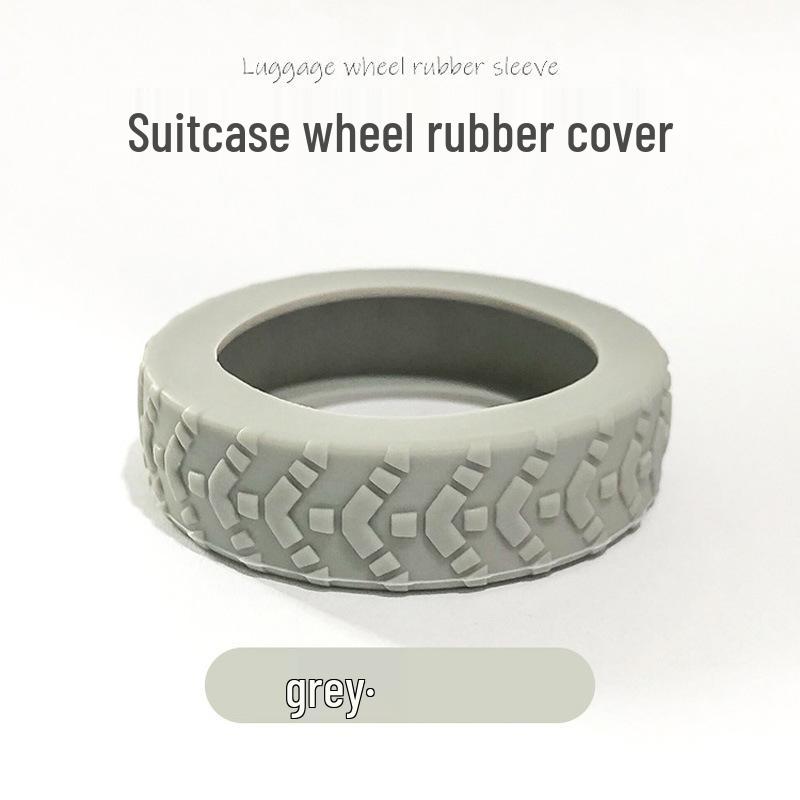 Silent Silicone Luggage Wheel Covers – Universal Suitcase Protector Accessory