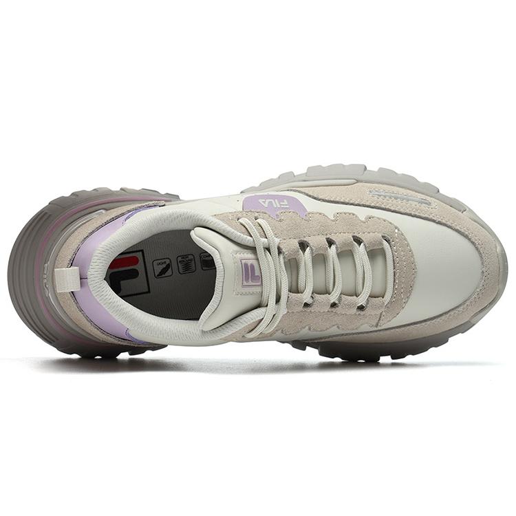 New FILA Platform Runner 'Grey Beige' Women's F12W144137FLO