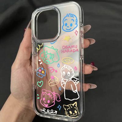Acryl Handyhülle Für iPhone 11 13 16 ProMax Hülle iPhone 13 14 15 ProMax 12 13 ProMax Hülle Samsung A55 A05S A54 A06 S22 A15 S23 A12 A22 A52S Cartoon