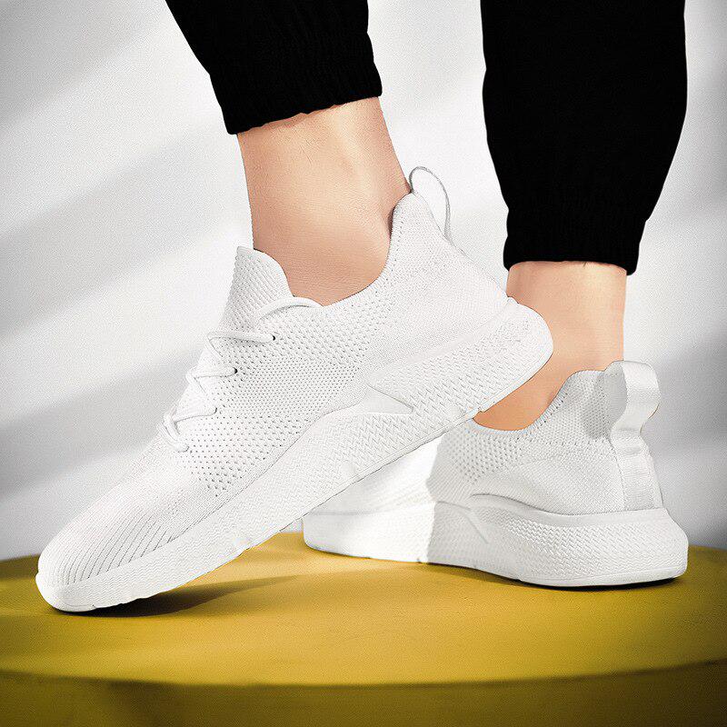 Light Weight Running Shoes For Men  Spring Autumn Black Comfortable Anti Slip Male Shoes Outdoor Walking Sneakers