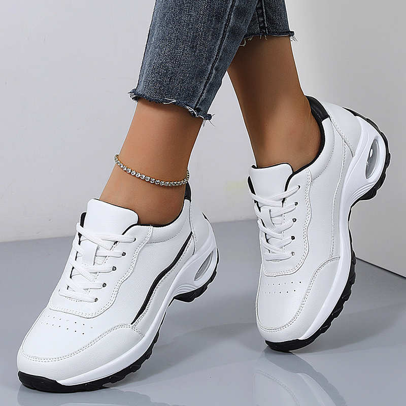 Round Toe Thick Bottom Training And Exercises Woven Women's Sports Shoes Sneakers Sporty Women's Shoes New Style Premium