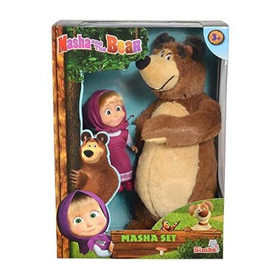 Witthart Masha and the Bear Doll Set Masha and the Bear 9.8 Inches