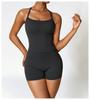 Women's European & American Style Quick-Dry Yoga Set: Tight Vest and Shorts for Outdoor Running and Fitness