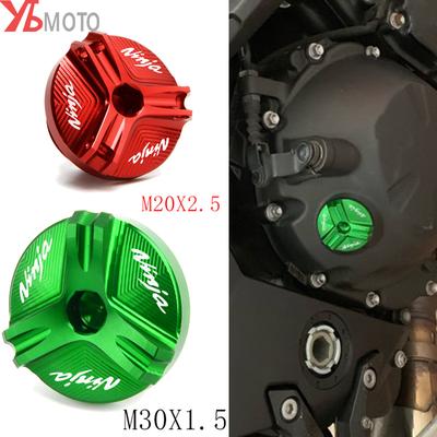 CNC-Motoröl-Einfülldeckel-Steckerabdeckung für Kawasaki Ninja650/R Ninja 400 250 300/R ZX6R ZX10R ZX14R Ninja 1000 R Z1000SX