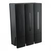 Aesthetic Touch Elegant White Black Wall Mount Soap Dispensing Solution