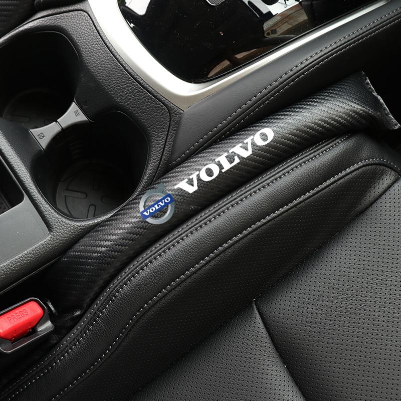 2Pcs Car Seat Gap Filling Strip Leather Soft Leak Proof For Volvo V60 V40 XC90 S60 C30 V50 V70 S90 AWD Car Interior Accessories
