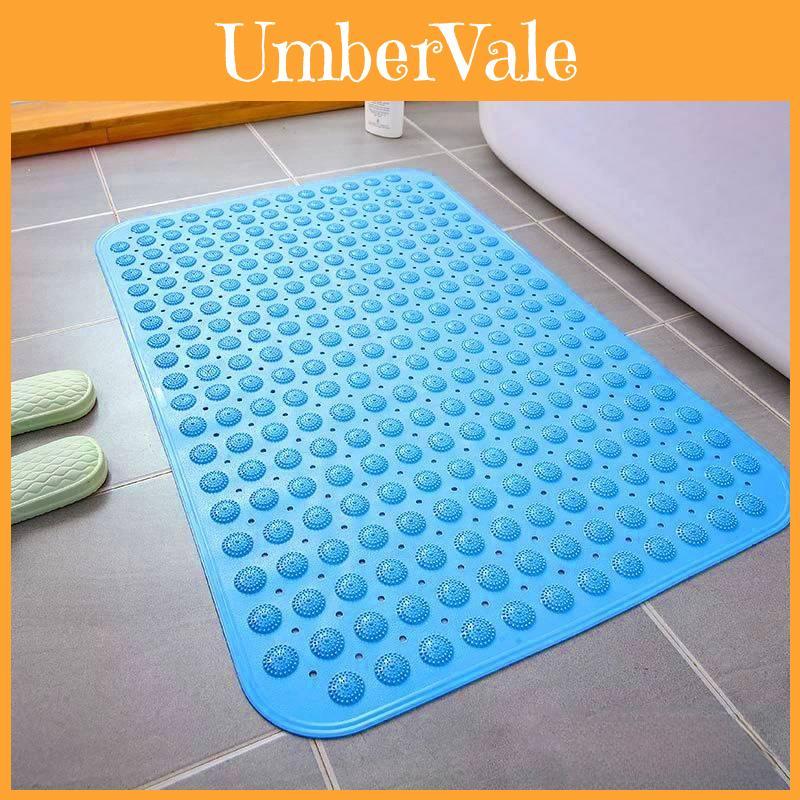 Moderní minimalistická koupelnová protiskluzová rohož z PVC s masážním designem pro bezpečné sprchování