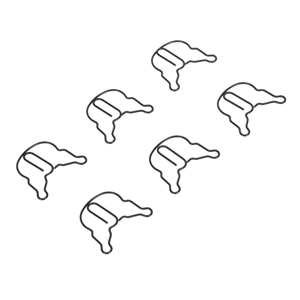 100pcs Paper Clips Slip Resistance Cartoon Cute Lightweight Paperclips for Office School Daily 