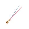 Universal Pin Socket Female Socket With Soldering Wire Mmcx Pure Copper Gold Plated Built-in Hreaded Nut Holder