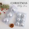 Christmas Ball Decorations With Mirror Finish Glass And Foam For Holiday Home Decor
