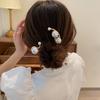 Mode Damen Simulierte Perle Haarnadeln Metall Haarspange Clip Hochzeit Braut Tiara Haaraccessoires Hochzeitsfrisur Design Werkzeuge