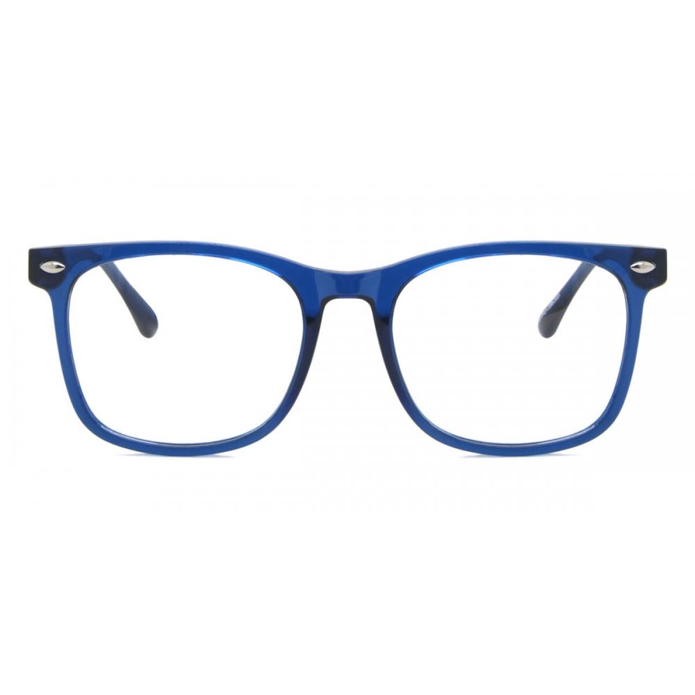 

Full Rim Square Frosted Blue Smartbuy Collection Cest Cp112d Fashion Unisex Eyeglasses Frosted Blue/54