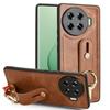 For Tecno Spark 20 Pro Plus Fashion Wrist Strap Phone Holder Case For Tecno Spark20 Pro+ Leather Style Case Drop-Resistant Cover