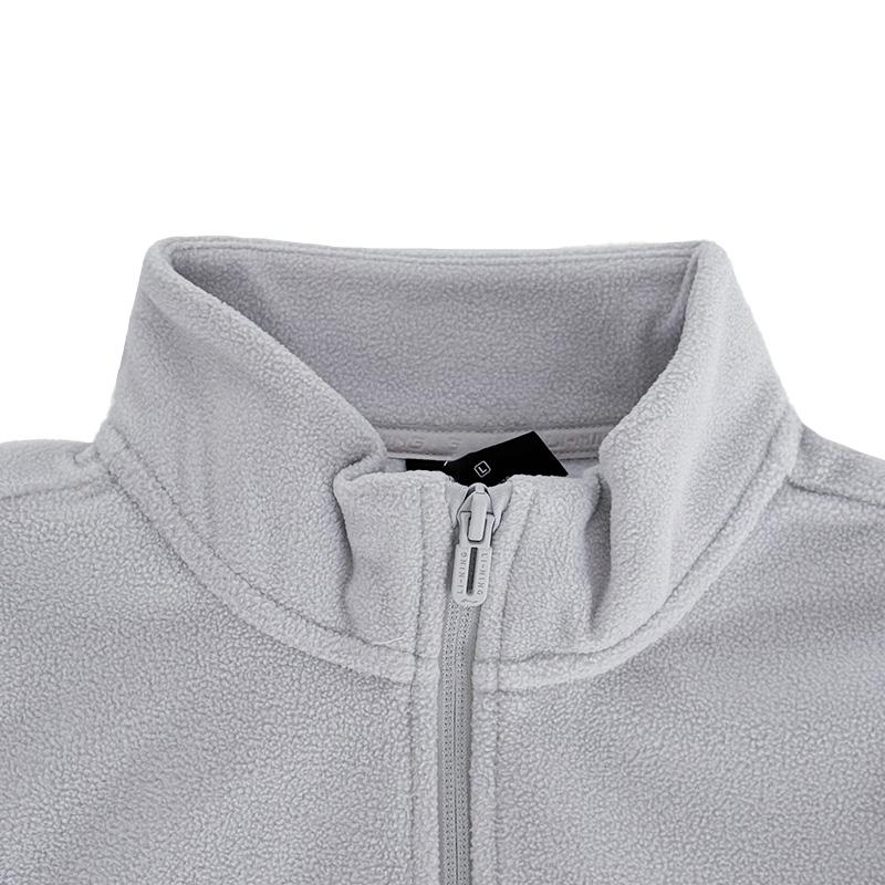Li-Ning Herbst- und Winterfleece Stehkragenjacke Unisex Jacke Grau AMDV127-3