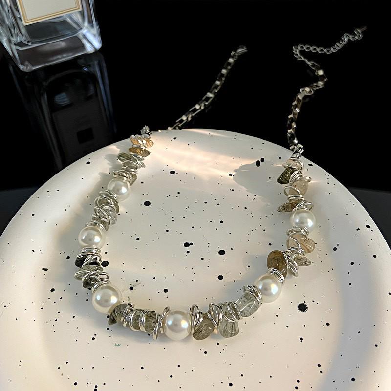 

Exaggerated Bohemian Crystal Beaded Necklace - Women s Three-Layer Choker