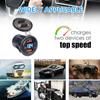 Dual Qc3.0 Car Charger Cigarette Lighter Socket Waterproof Usb Fast Charge with Voltmeter Switch 12/24V Quick Charge Adapter