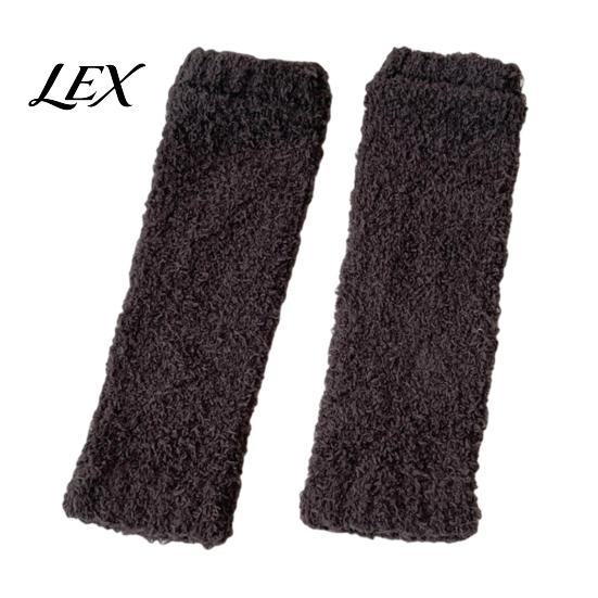 Cozy Indoor Loungewear Socks Thickened Thermal Knee Sleeve for Women, Winter Warm Coral Fleece Leg Warmers, Breathable Heat Storage Pads Skiing