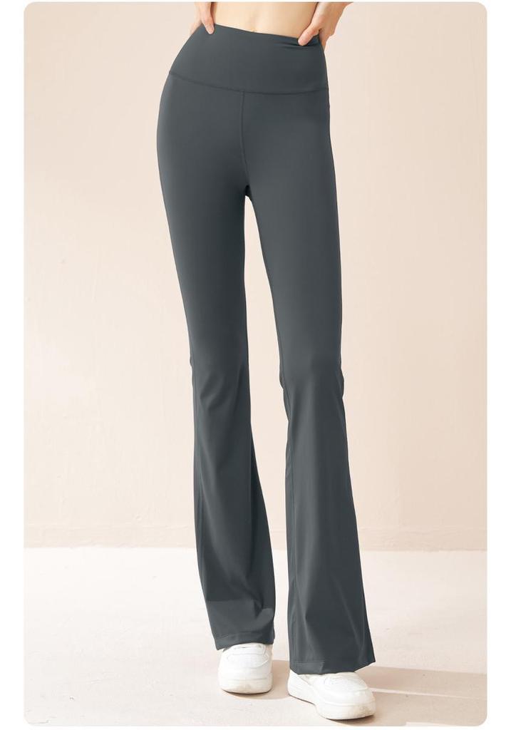 Seamless High-Waist Flare Yoga Pants: Butt-Lifting, Tummy-Control, Slimming, Stretchy, Wide-Leg for Women