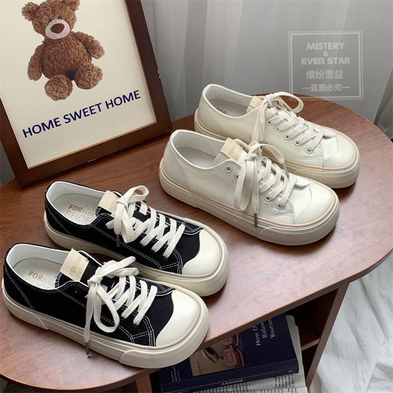 New hot-selling new platform mango head canvas shoes 1306