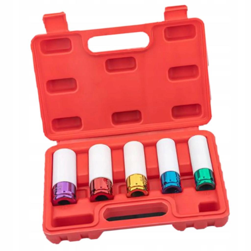 Impact Sockets For Rims 1/2" 15, 17, 19, 21, 22Mm
