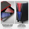 2-Pack Magnetic Wrench Organizer, 32-Slot Premium Wrench Rack Holder Tool Trays For Toolboxes Drawer Storage, SAE (1/4" - 1-1/16") & Metric (6Mm -