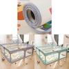 Recinto Gioco per Bambini Barriera da Interno con Palline Colorate e Borsa Portaoggetti per Bambini che Gattonano e Muovono i Primi Passi