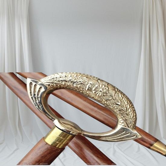 

Nautical Brass Designer Handle Walking Stick Classic Gentleman Walking Cane Luxury Collectible Gift