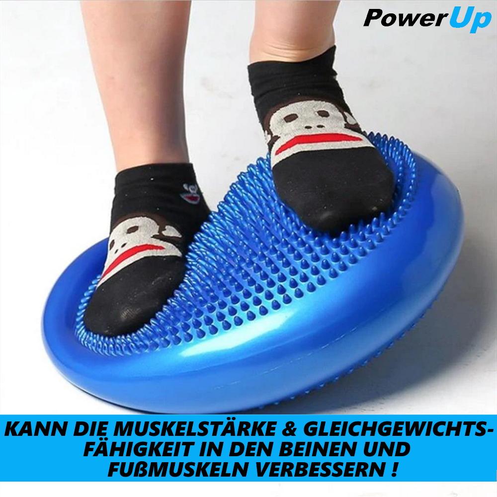 POWERUP Ballsete Luftpute Sittehjelp Sittepute Balansepute med pumpe