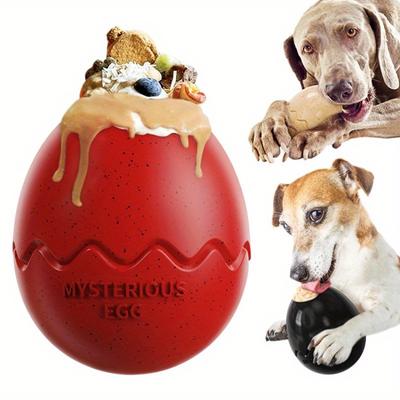 Interaktiver Hunde-Futterspender Dinosaurier-Ei-förmiges Design Perfekt für langsames Fressen und Spielen