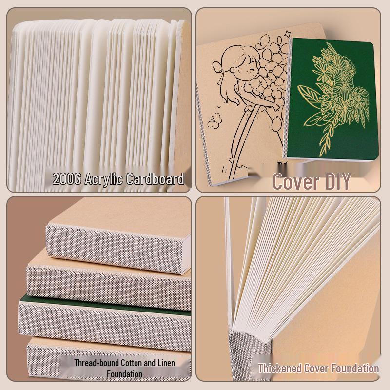 Acrylic Marker & Watercolor Journal: Compact Sketch & Painting Book.