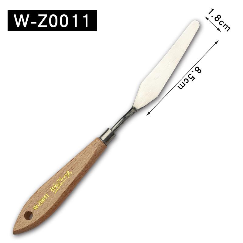 5-Piece Stainless Steel Palette Knife Set for Gouache and Oil Painting