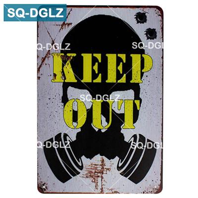 

SQDGLZ Security Metal Sign Bar Wall Decor Tin Sign Vintage Home Decor Painting Plaques NO Parking Art Blackboard Poster 20x30cm（7.8x11.8inch）