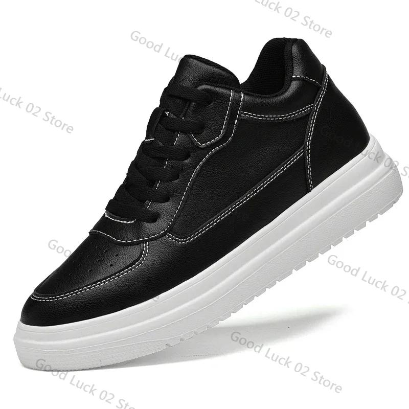 

Модные туфли-лифты из натуральной кожи для мужчин, кроссовки с невидимыми увеличивающими стельками 6 8 10 см, увеличивающие рост, кожаные туфли 36