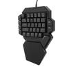 One Handed Keyboard 35 Keys Accurate Sensitive Control 6 Programmable Keys Ergonomic Design Half