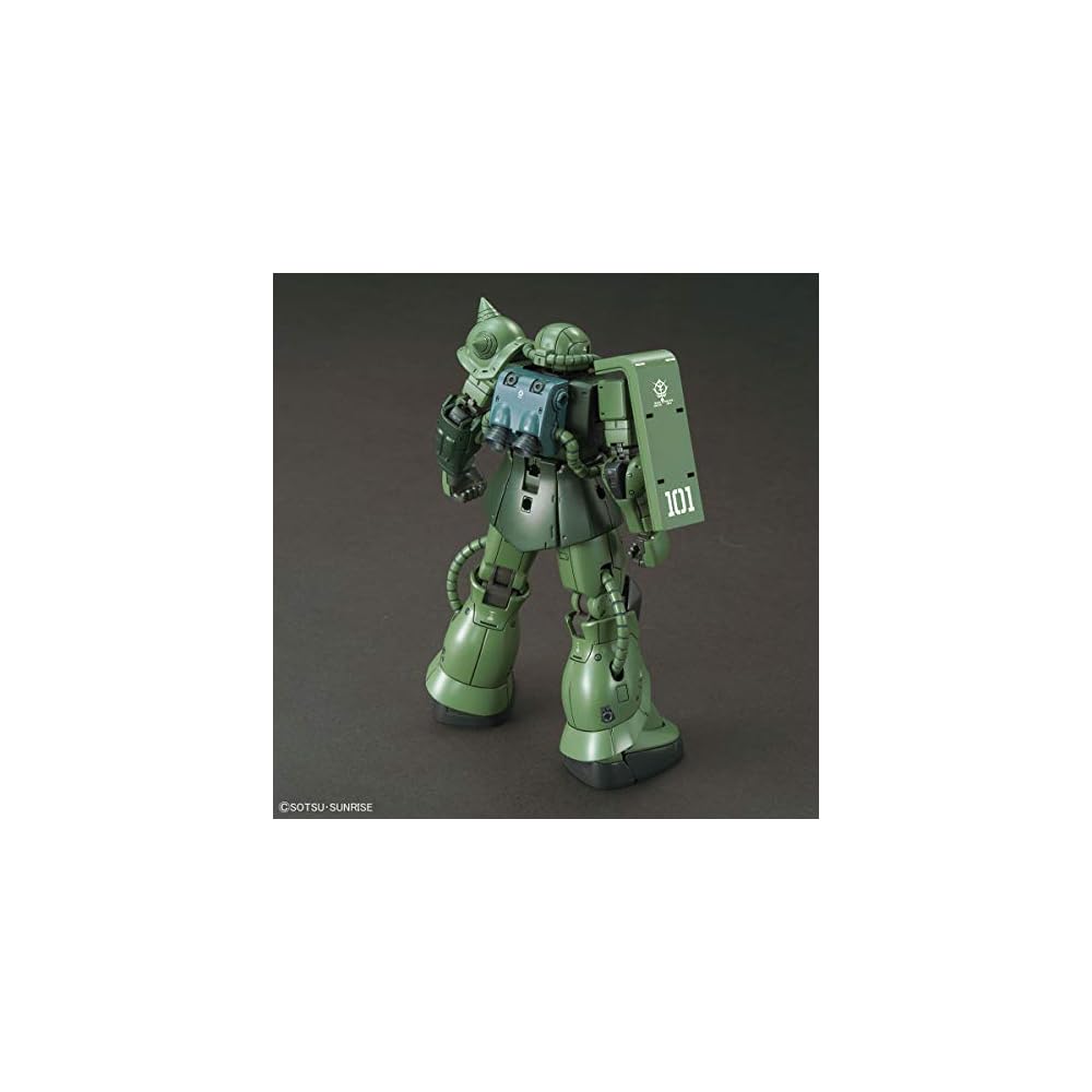 Bandai Spirits HG Mobile Suit Gundam The Origin Zaku II C-6/R6 1/144 Scale Color-Coded Plastic Model Kit