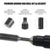 SDS Plus Ground Rod Driver 15mm Ground Rods Durable Hardened Steel Ground Rod Driver Power Tools Accessories